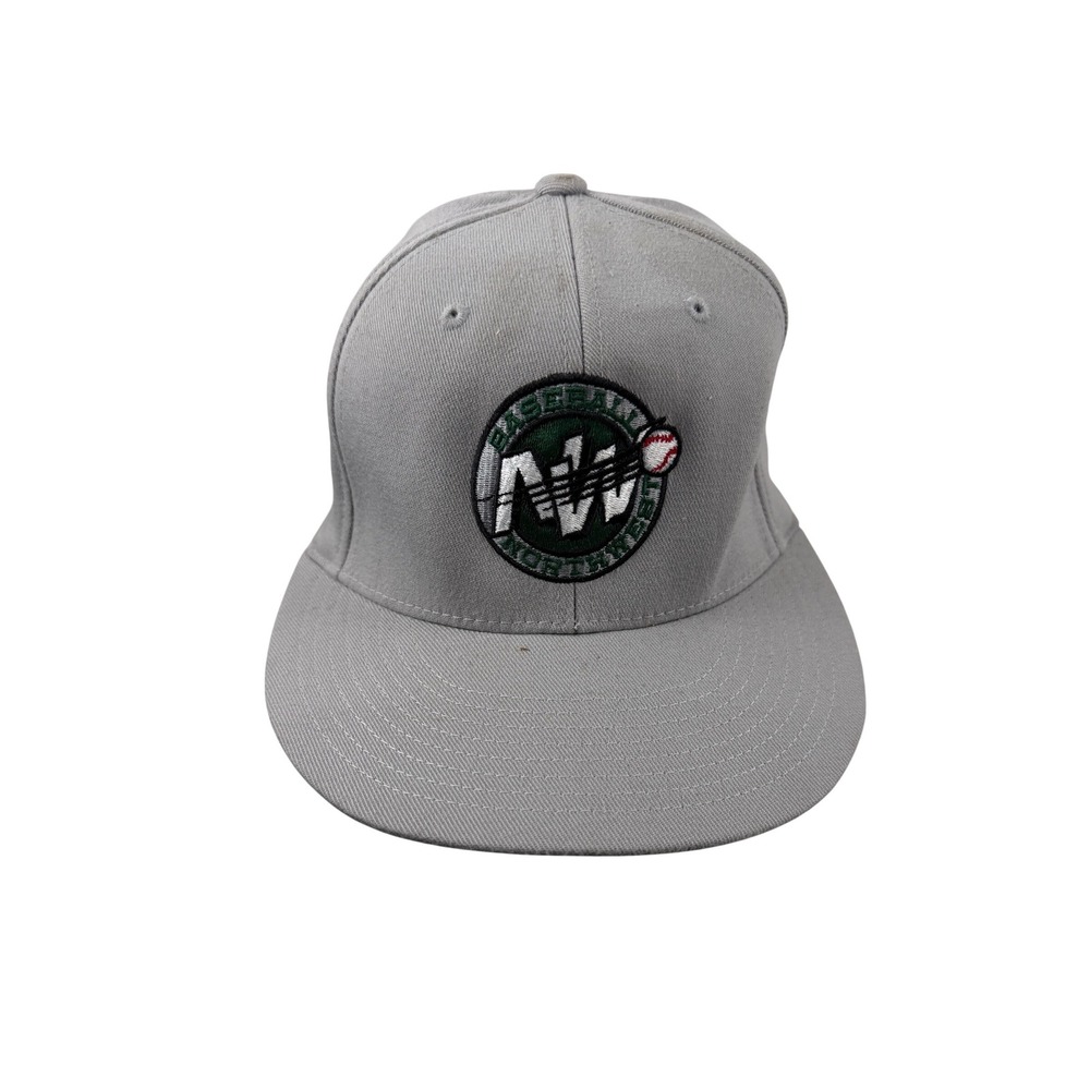 Pacific Headwear Baseball Northwest Flexfit Hat Grey D-Series Cap SM-MED